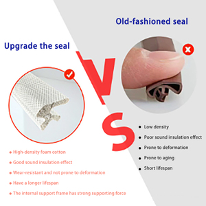 תעשייתי קצף פו דלת ספוג הדלת, חלון איטום רצועה חיתוך מותאם אישית גומי פס - Product Image 4