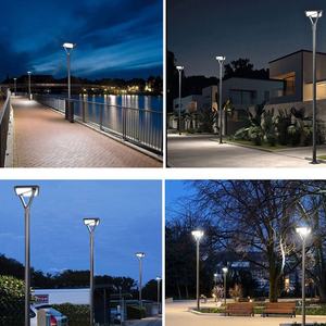 Paisaje de jardín al aire libre Luces de poste solares UFO LED Luces de calle solares 300W 500W 1000W Luz solar UFO - Product Image 3