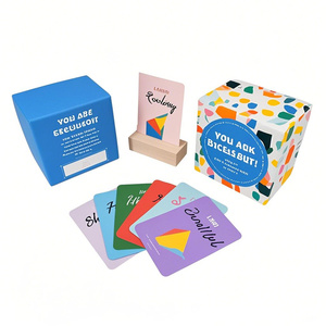 Boîte <span class=keywords><strong>biblique</strong></span> pour cartes d'affirmation avec support Cartes d'affirmation Versets bibliques sur la fertilité 30 cartes - Product Image 1