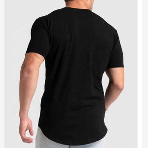 T-shirt à manches courtes nouvel été de haute qualité design décontracté QUICK DRY coupe ample avec col haut t-shirt pour homme - Product Image 6