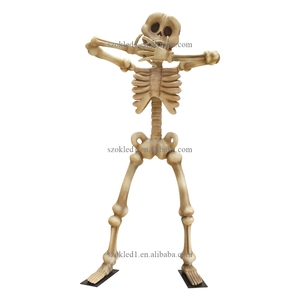 Vida tamaño monstruos vacaciones Halloween decoración carnaval fibra de vidrio esqueleto <span class=keywords><strong>hombre</strong></span> - Product Image 3