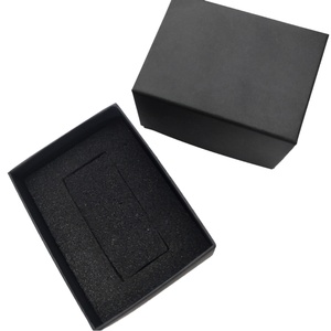2025 Customizable Logo OEM <b>Black</b> Rectangle Paper Watch Packaging <b>Box</b> with Recycled Materials Original <b>Gift</b> <b>Box</b> - Product Image 1