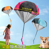 Mini-parachute lanceur manuel pour enfants – Jouet d'extérieur amusant et éducatif pour le sport et le jeu