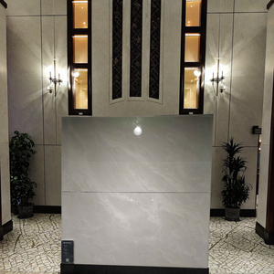 Azulejo de Porcelana con Diseño de Mármol <span class=keywords><strong>Color</strong></span> Beige de 400X800mm para Paredes y Pisos - Product Image 1