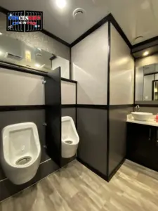 Mobile ADA Restroom Trailer Outdoor Bathroom Toilet Trailer Custom Disability Toilet Trailer For Sale