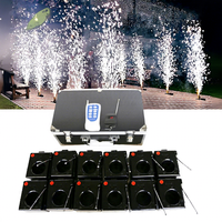Système de Tir de Feux d'Artifice Froids pour Mariage, 12 Canaux, 12 Cues, Télécommande Sans Fil, Batterie Rechargeable, Vente Chaude