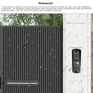 WiFi 1080p Smart Ring Camera 4-Wire AHD Video porta campana <span class=keywords><strong>con</strong></span> segnale acustico impermeabile per hotel all'aperto o uso domestico - Product Image 3