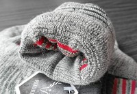 Chaussettes de sport pour hommes, design personnalisé, antidérapantes, antibactériennes, séchage rapide, coton/laine, écologiques, course à pied, cyclisme, extérieur, hiver