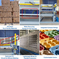 HNOC Kleine Formaat Volledig Automatische Fruitkarton Vormgevings- en Persmachine Mini Eierbakjesmachine Prijs