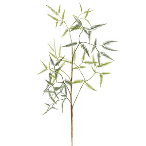 เฟิร์นประดิษฐ์ Qihao พร้อมใบติดกัน สมจริงสูง ตกแต่งบ้านในร่ม พลาสติกสีเขียว - Product Image 5