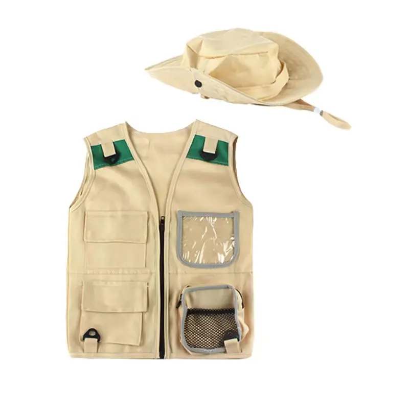 Children's role-play over home toys outdoor adventure cosplay role-play explorer vest set