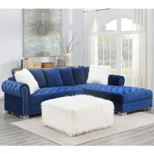 Pinzhi latest design luxury pink nordic sleeper sofa 2 seater living room L shape sofa