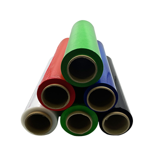 Black Soft Stretch Film PE Wrapping Film LLDPE Transparent <b>Strong</b> Adhesive Pallet Shrink Wrap High Quality Packaging Roll - Product Image 6