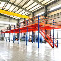 Étagères de mezzanine en acier pour plateformes de stockage, améliorent l'efficacité et la capacité du stockage en entrepôt