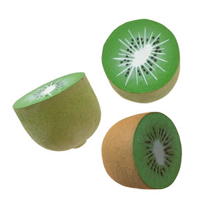 Custom logo Printing Pu Foam Squeeze Kiwi Fruit Shape Antistress Ball Promotional Antistress Toy Gift for Kids - Product Image 3
