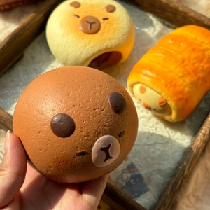 Nuovo Giocattolo Antistress Morbido a Lenta Risalita a Forma di Pane, Simulato, Ventilato, Divertente, per Alleviare lo Stress, Regalo per 14 Anni - Product Image 4