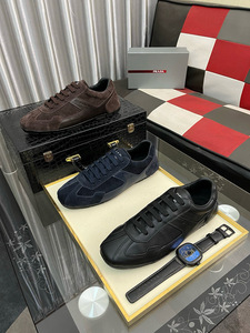 Zapatillas Deportivas Casuales de Diseño Premium para Hombre, Cuero Genuino, Cómodas, Suela Antideslizante, con Cordones, para Todas las Temporadas, con Estampado de Moda - Product Image 3
