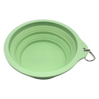 Bol pliable réglable pour animaux de compagnie, fournitures portables pour animaux de compagnie en plein air, bol pliable en silicone pour chien à alimentation lente