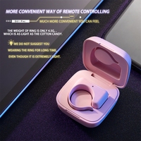 Terbaru Wireless BT Tiktok pengendali jarak jauh Mini Smart bergulir cincin dengan kompartemen pengisian foto Video musik Halaman Turner