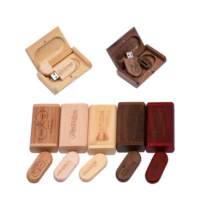 Pendrive de Madera Promocional USB 2.0 128GB 64GB Tipo-C OTG 4 en 1 Chiavetta USB Stick Cles Madera 16GB Unidad Flash USB - Product Image 1