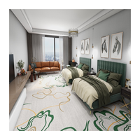Fabrication fournie Tapis de conception moderne Hôtel de luxe 5 étoiles Couloir Hall Axminster Tapis mur à mur