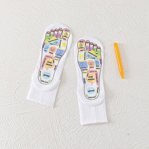 Vente en gros Chaussettes de massage des pieds aux points d'<span class=keywords><strong>acupuncture</strong></span> Chaussettes de réflexologie d'acupression avec outil de massage - Product Image 6