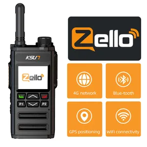 KSUN New ZL35 SIM 카드 포 라디오 100 km 무전기 장거리 5000km 쌍 GPS 젤로 휴대 전화 4g lte 글로벌 무전기