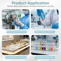Flacon en verre transparent à baïonnette pour solutions d'emballage de sérums et d'essences cosmétiques pour marques de distributeurs