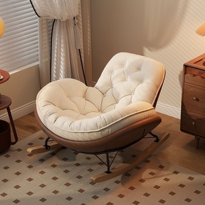 Fauteuil de <span class=keywords><strong>salon</strong></span> moderne de luxe nordique, fauteuil inclinable à bascule, canapé lounge magique, fauteuil paresseux individuel pour adultes, mobilier de détente pour chambre à coucher - Product Image 2
