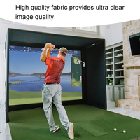 Cerramiento Personalizado Konday para Simulador de Golf de Interior Caja Simuladora Espacio de Simulación Bahía de Golf Pantalla de Impacto Ayudas para Entrenamiento de Golf