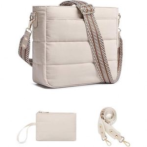 2026 New Style Lightweight Women's Crossbody <b>Bag</b> With <b>Computer</b> Compartments Puffy Quilted Shoulder <b>Bags</b> for Ladies - Product Image 1