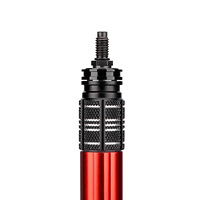 WYMA Outil de meulage et de gravure pneumatique professionnel à grande vitesse, petit crayon pneumatique, micro-meuleuse droite, rouge