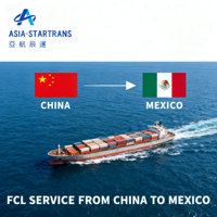 Agente de Transporte Marítimo DDU DDP Más Económico, Logística FBA, Agente de Envío de Comercio Electrónico de China a México