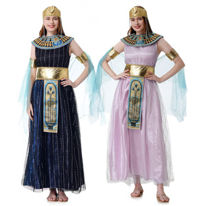 Disfraz de Diosa Egipcia, Vestido de Cleopatra, Traje Largo Formal para Actuaciones, Disfraz de Cosplay para Mujer Adulta, Material de Poliéster - Product Image 5