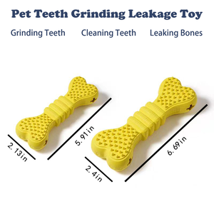 Jouet à mâcher pour chien en caoutchouc durable en forme d'ormeau, avec fonction de nettoyage des dents et jouet interactif pour animaux de compagnie de taille moyenne à grande - Product Image 1