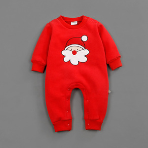 Ropa de Bebé al por Mayor, Traje Navideño de Manga Larga, Mono Lindo de Invierno para Bebé - Product Image 1