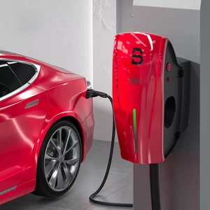 Borne de recharge pour véhicules électriques BENY, étanche et anti-poussière IP65, triphasée, 22 kW, AC, murale, avec carte RFID pour usage public - Product Image 1