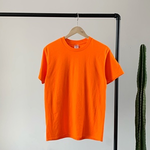Custom logo Wholesale 50% Cotton 50% Polyester 190 Gsm Unisex Fluorescent <strong>Neon</strong> Yellow pink Color Blank <strong>t</strong> <strong>Shirts</strong> for Printing - Product Image 4