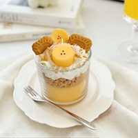 Großhandel Neuartige Eiscreme-Dessert-förmige Sojawachs-Duftkerze Kreative Heimdekoration Geburtstagsgeschenk Individuelle Kerzen mit Logo