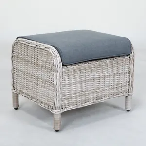 Joye eğlence hasır Villa ev dinlenme mobilyası açık bahçe tabure kanepe alüminyum çerçeve osmanlı