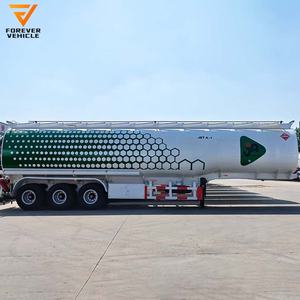 Camión Cisterna de Transporte de GLP de Acero Inoxidable Usado, 3 Ejes, 56.1-58 CBM, 21-30T, Transmisión Automática, 12R22.5 - Product Image 2