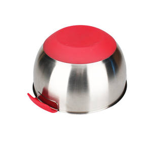 Black Stainless Steel <b>Mixing</b> <b>Bowl</b> Set Non-Slip with Pour Spout Handle and Lid Set of 3 Metal Material - Product Image 3