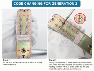 Ngoài trời không thấm nước Keyless nhập kết hợp mật khẩu cơ khí push button Cross-Bolt khóa cửa - Product Image 4