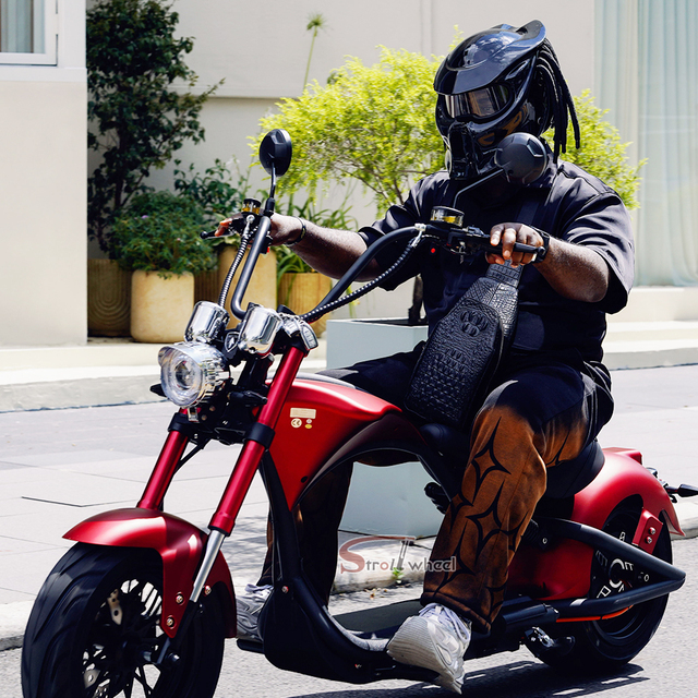 Good Quality 2000W Electronic Street Legal Electric Moto Scooter 60V Chopper Citycoco Electric Motorcycle Fat Tire