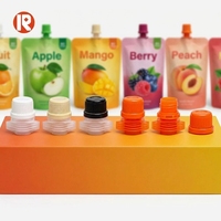 Bouchon à vis facile à ouvrir, durable et écologique avec bec verseur en plastique pour l'emballage de jus, purée et liquides
