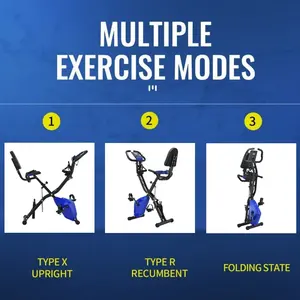 Nouveau moniteur LCD 5 en 1 pour vélo stationnaire entraînement du corps entier entraîneur de vélo d'exercice magnétique intérieur pour la maison - Product Image 6