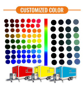 中国制造2025新款定制快餐拖车烧烤拖车食品卡车 - Product Image 6