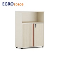 Meuble de rangement haut de gamme EGROspace en bois, armoire de classement verrouillable pour bureau privé