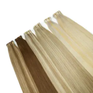 Wholesale Price Factory Supplier Flat Tip 100%Human Hair Extension Min Quantity Accept Shedding Free
