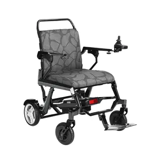 مقعد كهربائي قابل للطي محمول للأشخاص ذوي الإعاقة يتميز بخفة الوزن وفائقة بحجم 13 كيلو جرامًا وهو مقعد بعجلات جديد ذو اتجاه جديد إصدار 2023